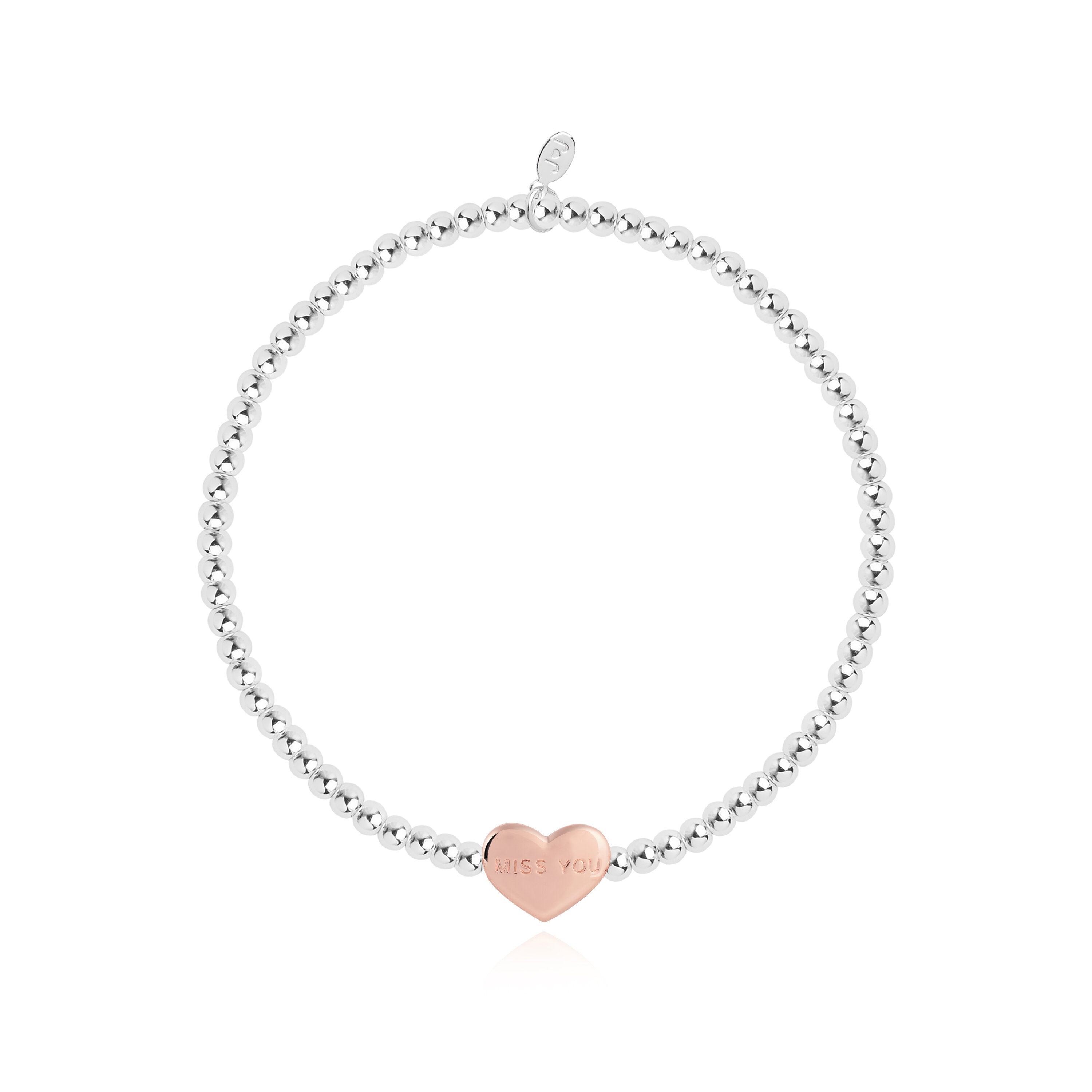 Joma Jewellery "Miss You" Silver Bracelet