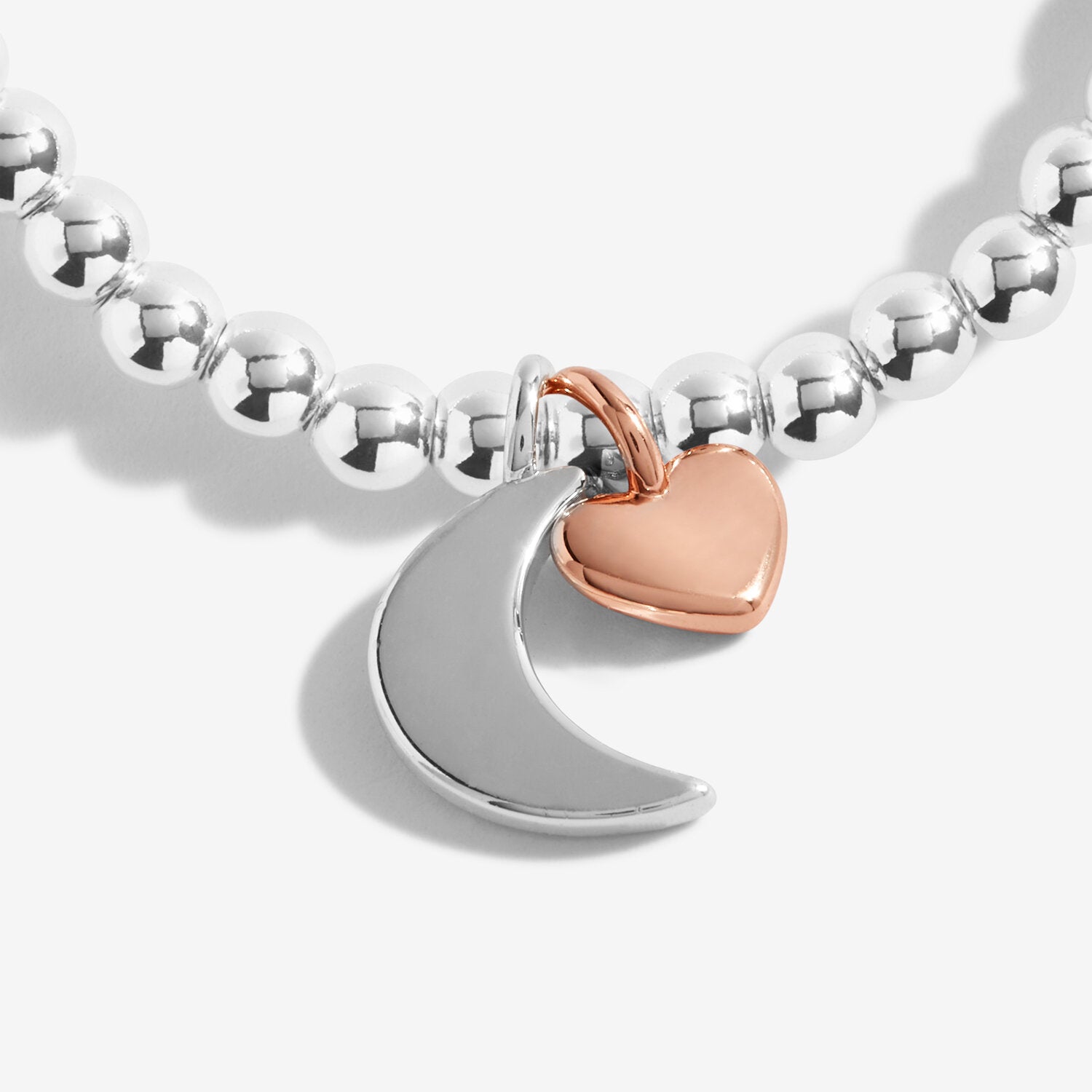 Joma Jewellery "Love You To The Moon And Back Mum' Silver Bracelet