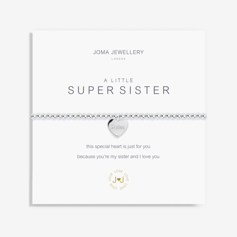 Joma Jewellery "Super Sister" Silver Bracelet