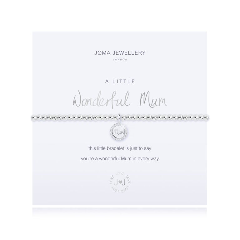 Joma Jewellery "Wonderful Mum" Silver Bracelet