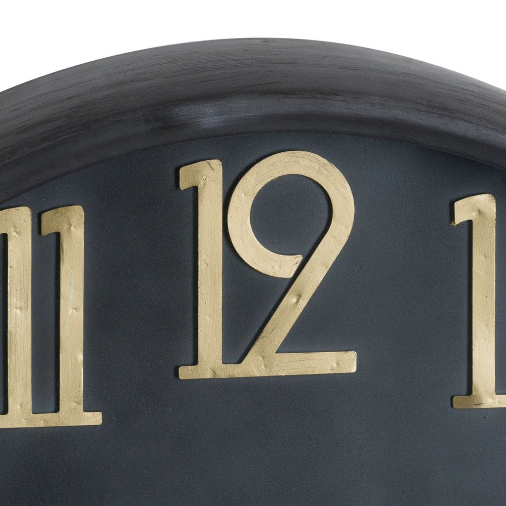 Hill Interiors "Soho Brass" Large Round Wall Clock