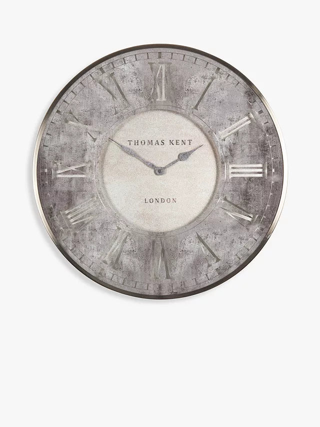 Thomas Kent "Florentine" 53cm Silver Clock