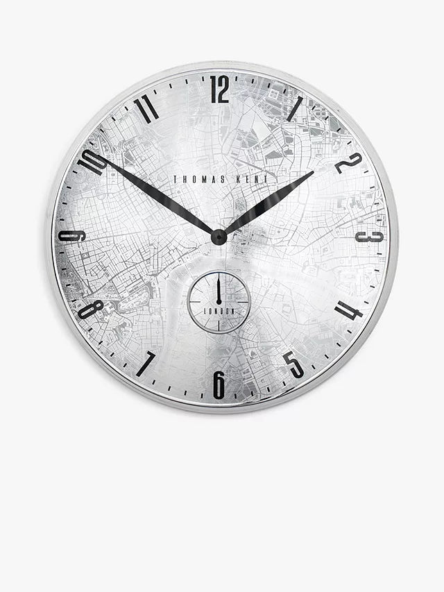 Thomas Kent Silver "Time Keeper" Grand Clock