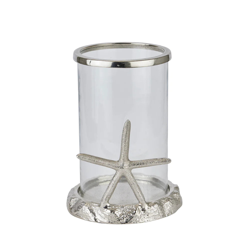 Hill Interiors "Starfish" Candle Hurricane Lantern