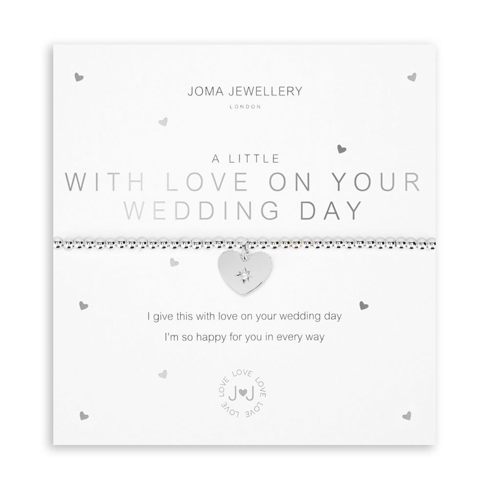 Joma Jewellery "Love On Your Wedding Day" Silver Bracelet