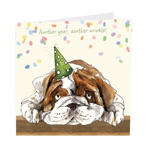 "Another Year Another Wrinkle" Art Beat Greeting Card