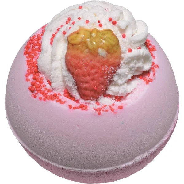 Bomb Cosmetics "Strawberry Sunrise" Bath Blaster