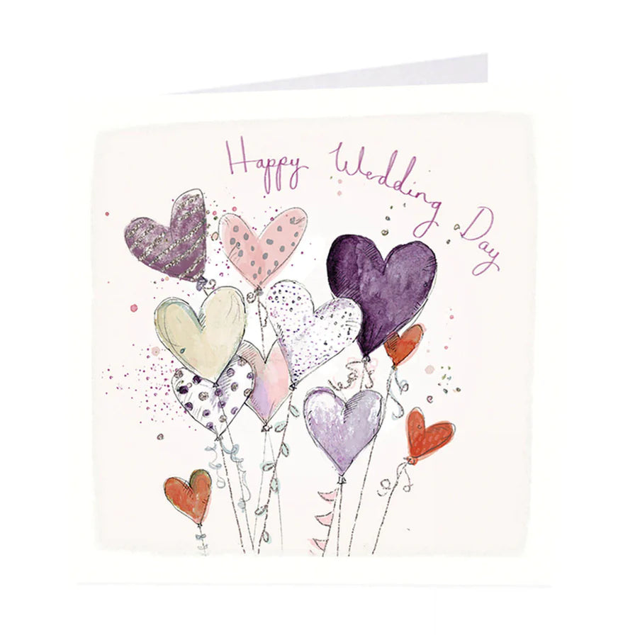 "Happy Wedding Day" Art Beat Greeting Card