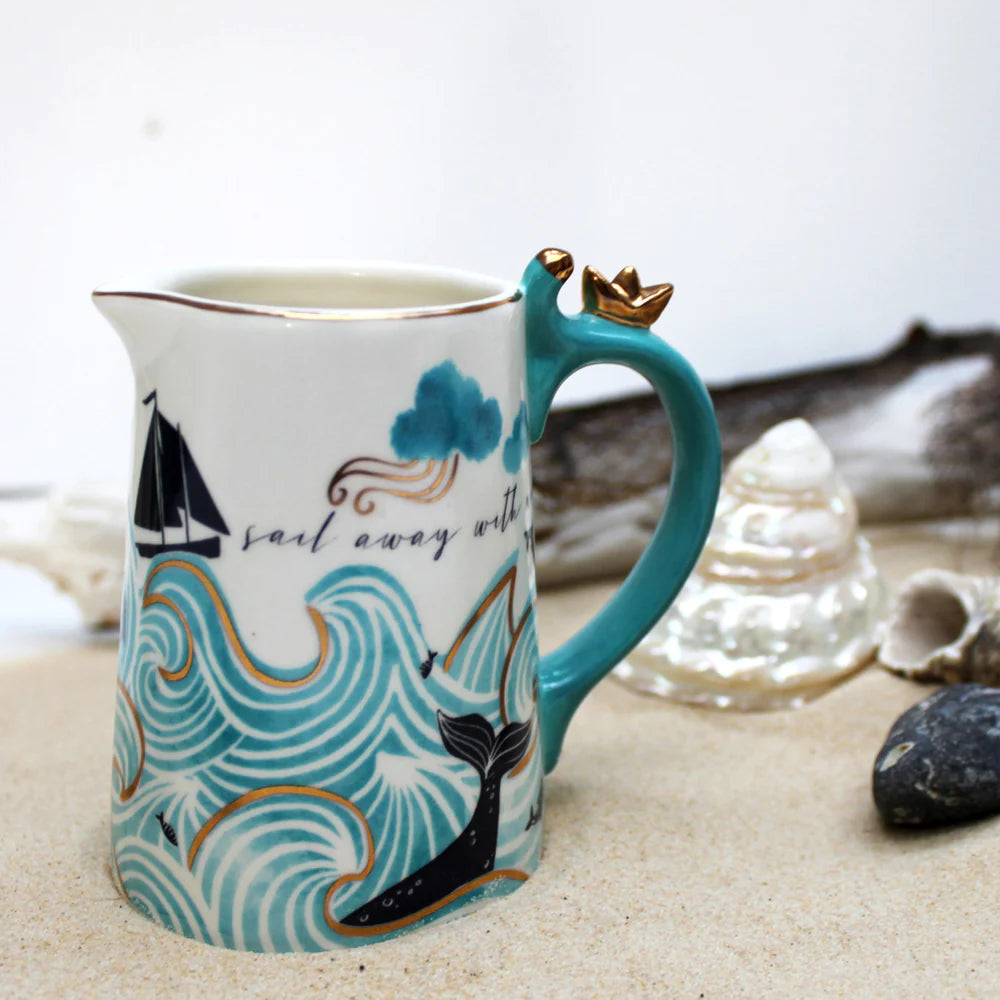 House Of Disaster Whale Porcelain Milk Jug