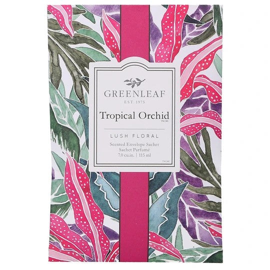 Greenleaf "Tropical Orchid" Large Scented Sachet