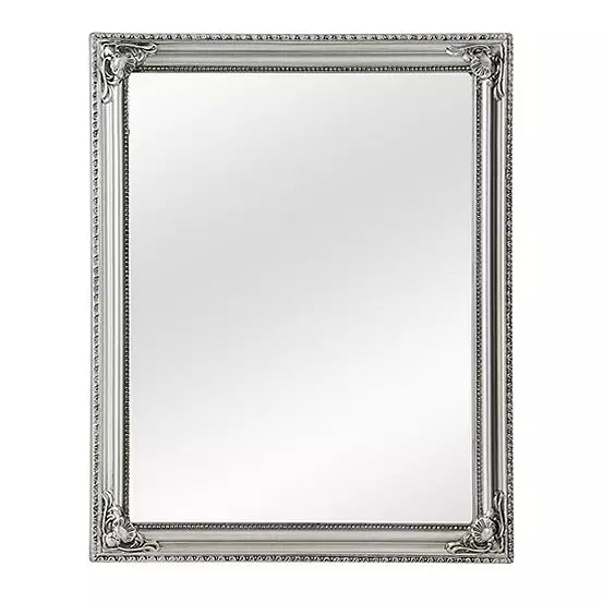 Antique Silver Cheval Wall Glass Mirror 80cm