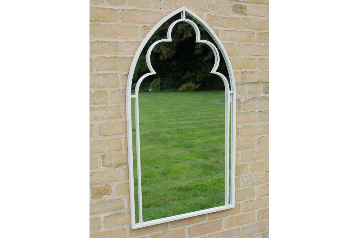 Dutch Imports Ivory "Arch" Glass Mirror