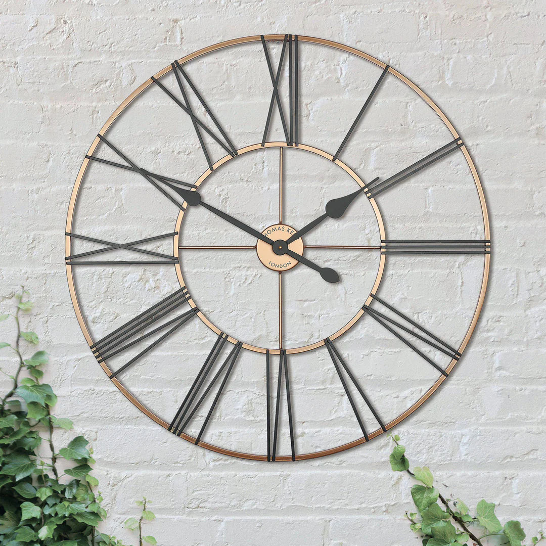 Thomas Kent "Summer House" Skeleton Garden Clock