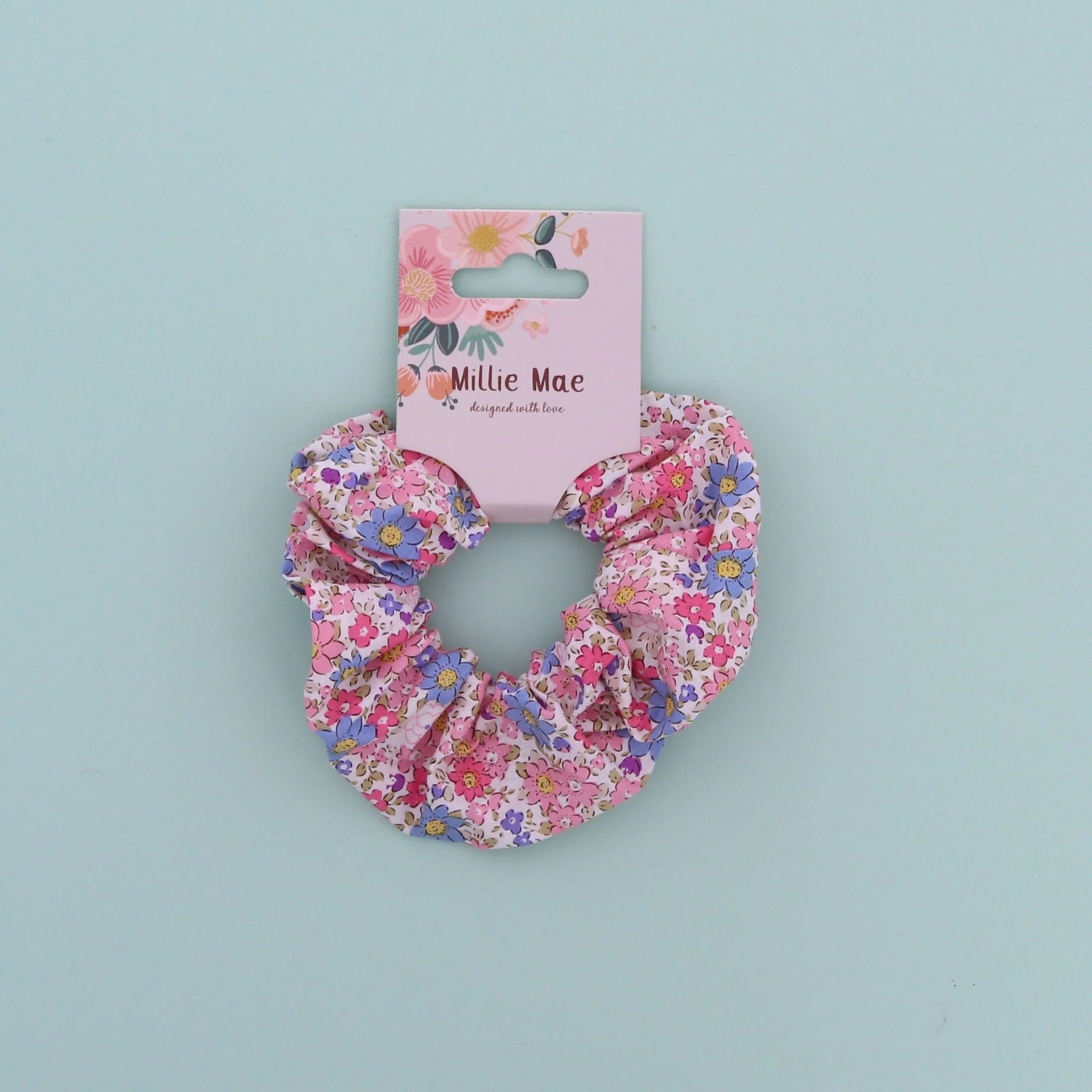 Millie Mae Pink "Polly" Scrunchie