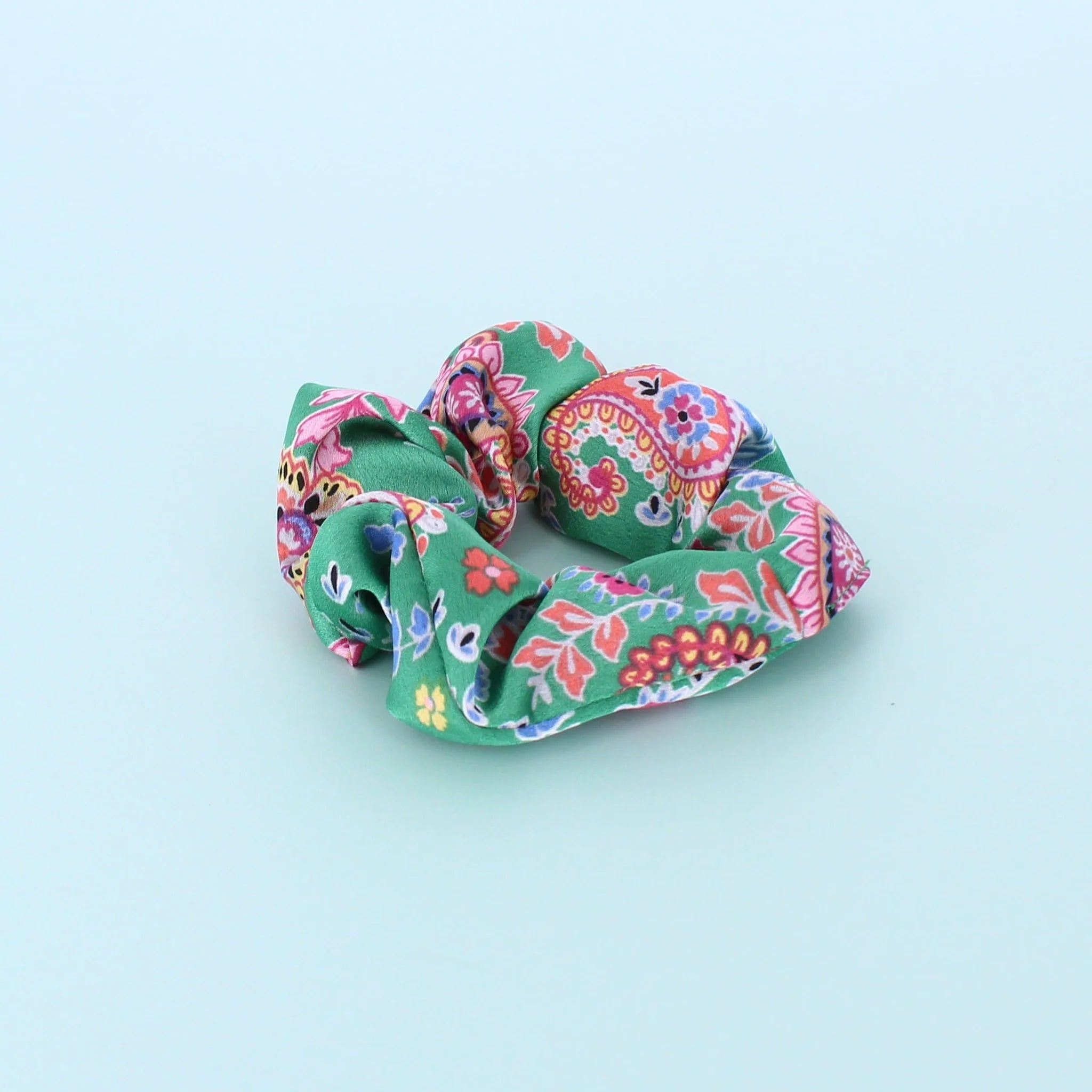 Millie Mae Green "Cherry "Bohemian" Scrunchie