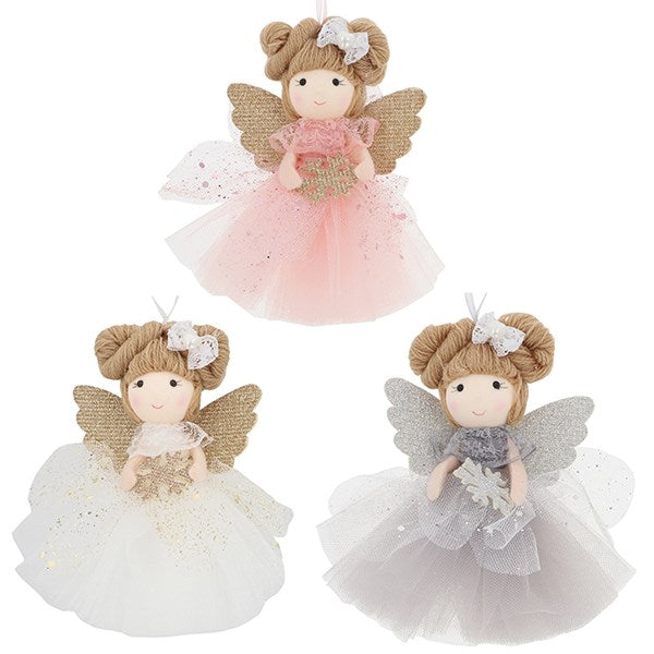 Christmas Flower Petal Fairy (White Fairy)