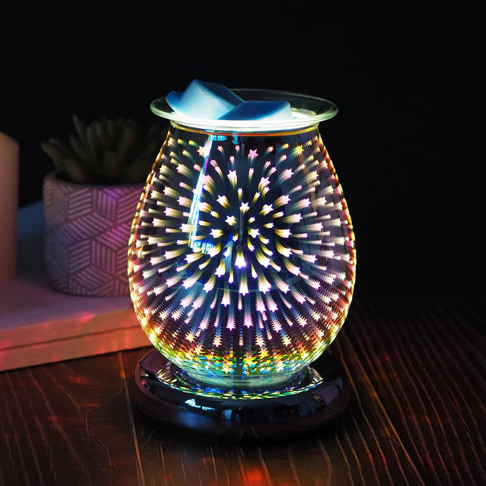 Electric 3D Touch Oval "Shooting Star" Oil Burner