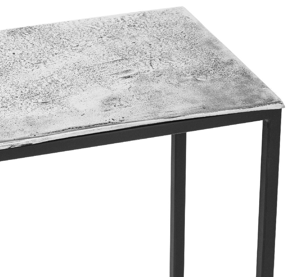 Hill Interiors "Farrah" Silver Console Table