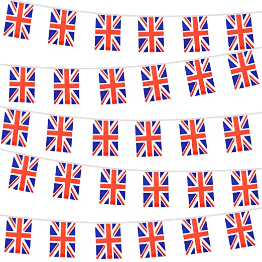 Union Jack PVC 10 Metre Celebration Rectangular Bunting