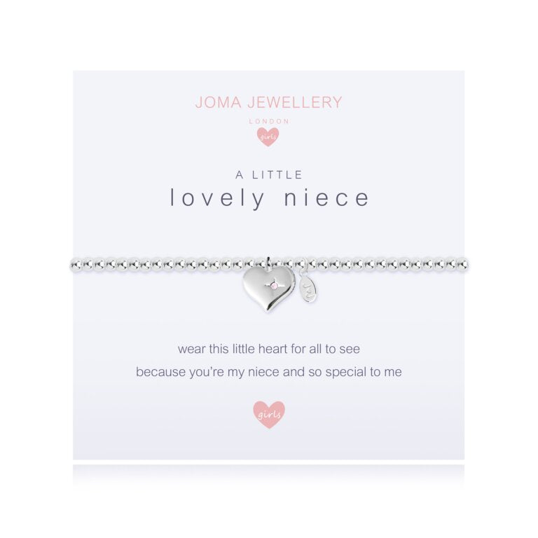 Joma Jewellery Children's "Lovely Niece" Silver Bracelet