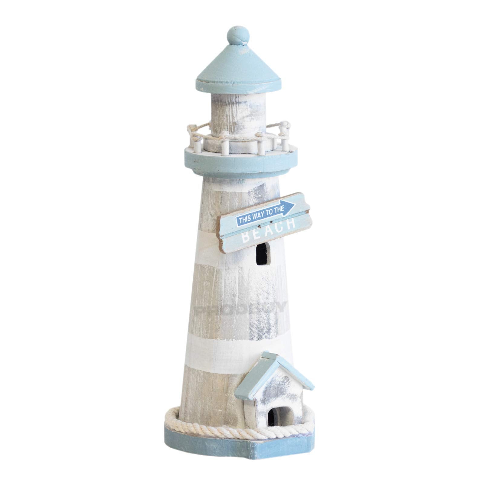 Nautical "This Way To The Beach" Medium Lighthouse