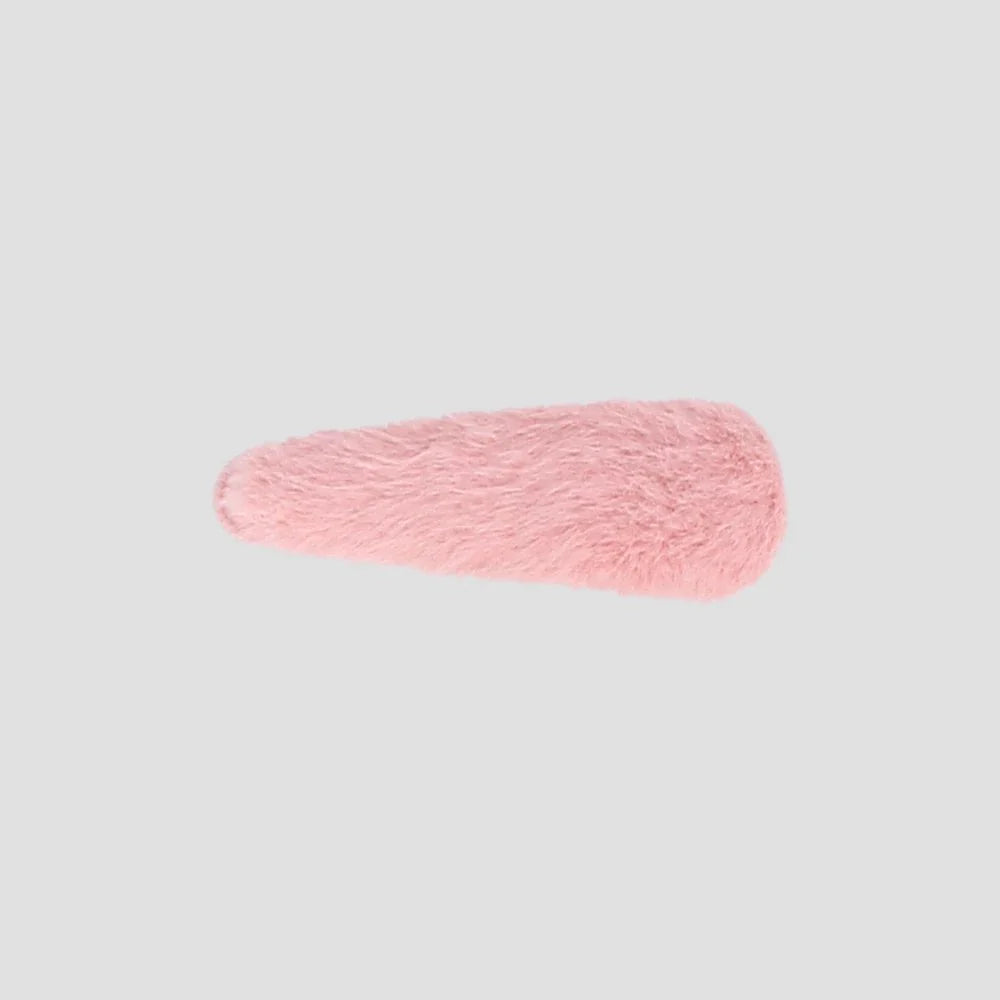 Millie Mae Dusky Pink "Fur Clip"