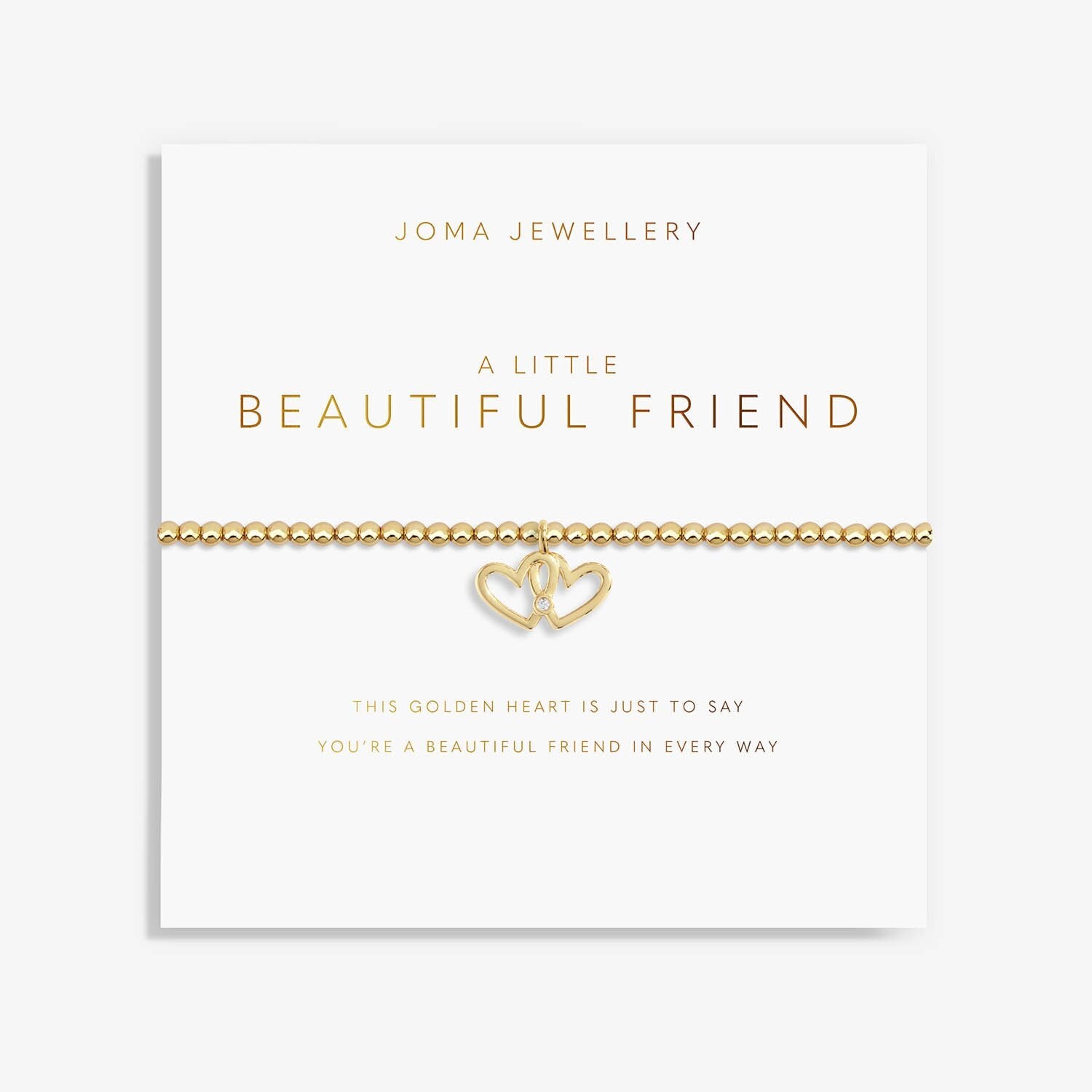 Joma Jewellery "Beautiful Friend" Gold Bracelet