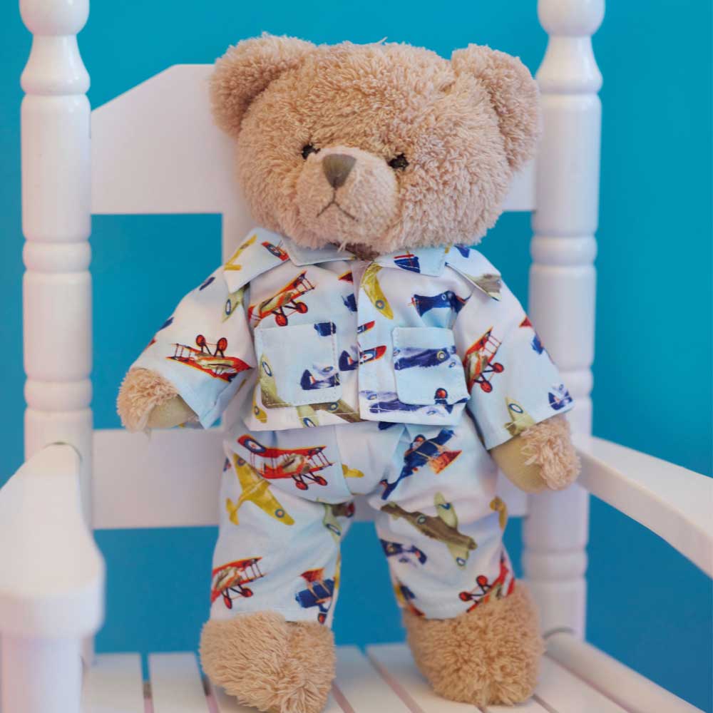 Powell Craft "Teddy In Aeroplane Pyjamas"