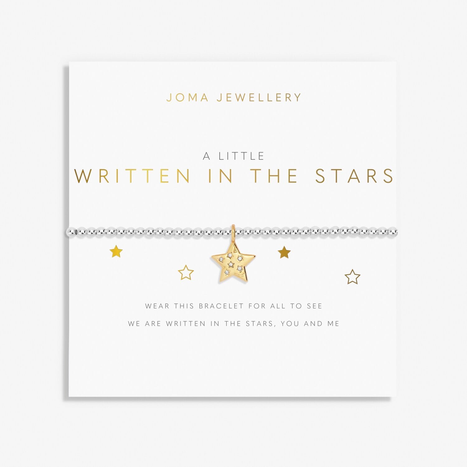 Joma Jewellery "Written In The Stars" Silver Bracelet