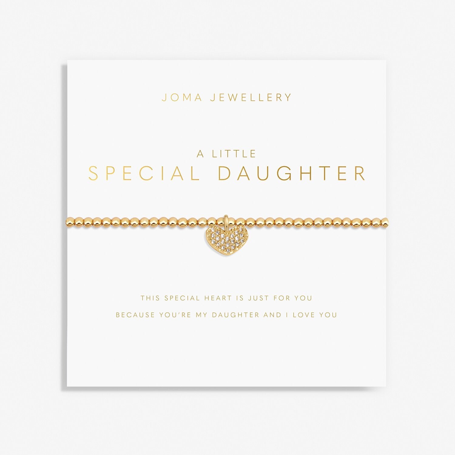 Joma Jewellery "Special Daughter" Gold Bracelet