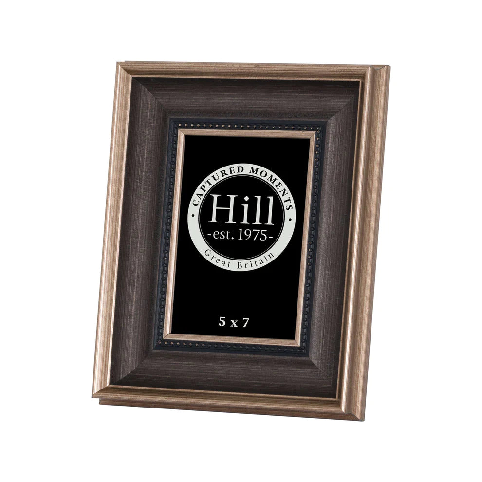 Hill Interiors "5 x 7" Antique Gold With Black Detail Frame