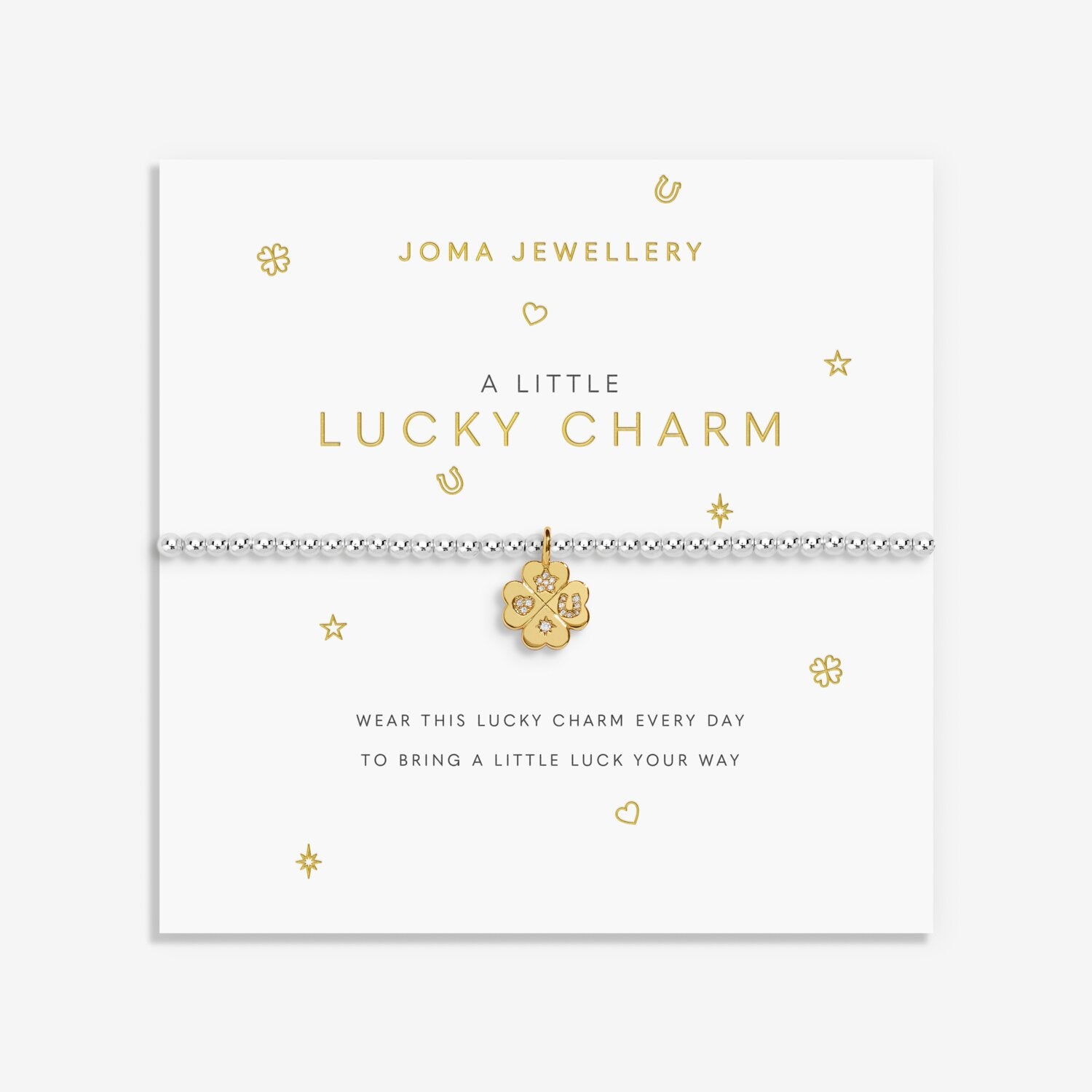 Joma Jewellery "Lucky Charm" Silver Bracelet