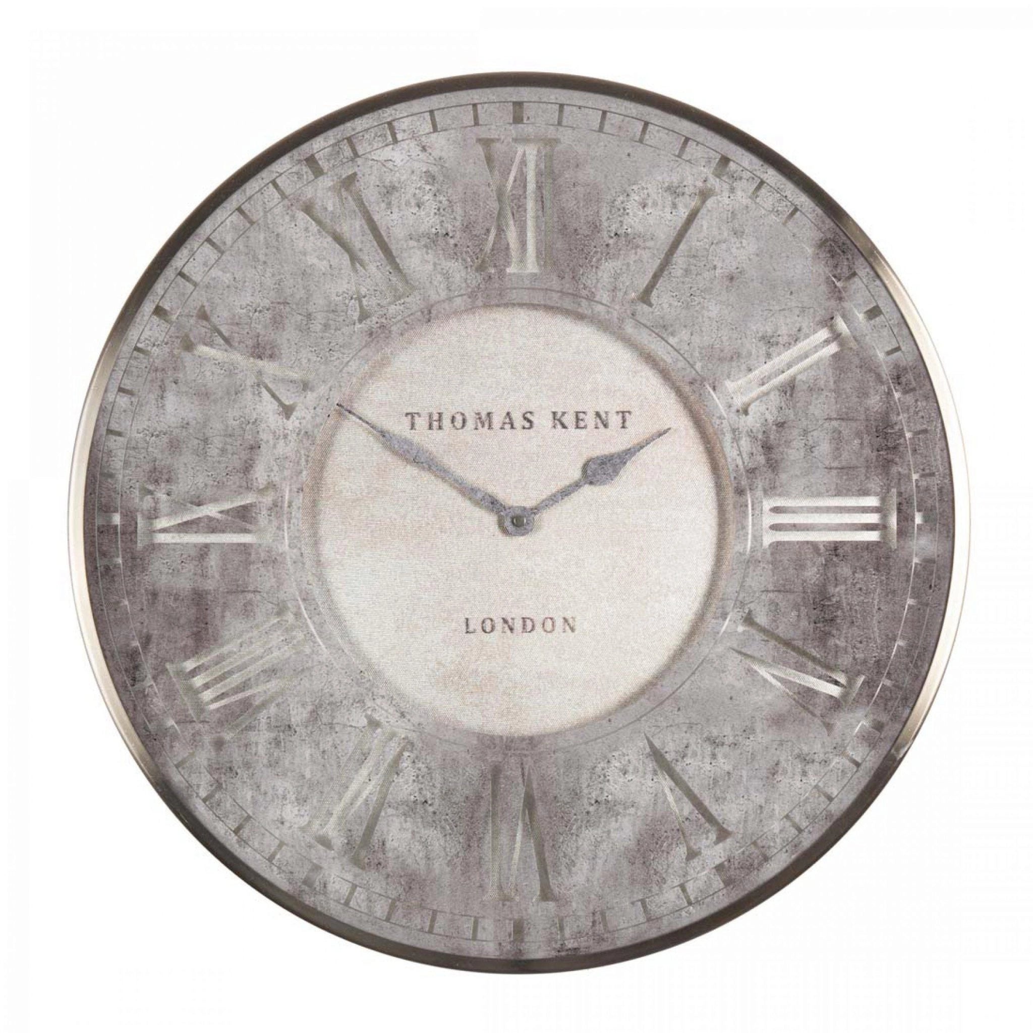 Thomas Kent "Florentine" 53cm Silver Clock