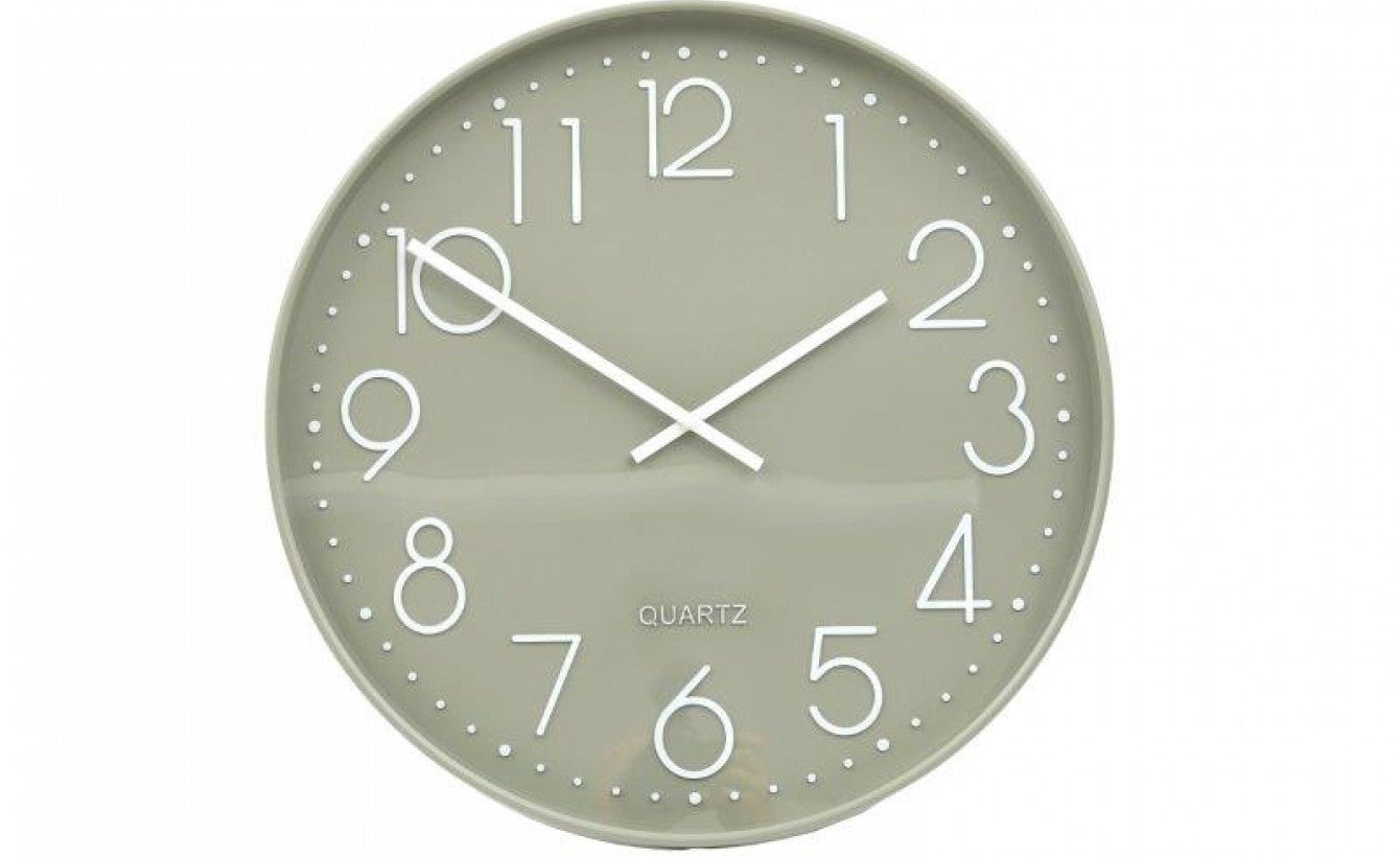 Taupe Retro Wall Clock 56cm