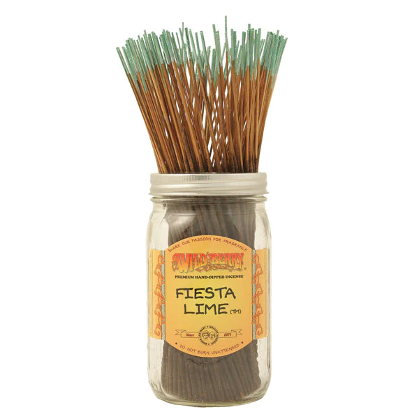 10 Wild Berry Incense Sticks 11" "Fiesta Lime"