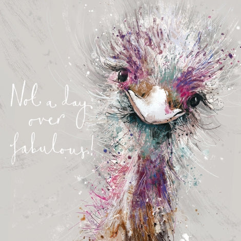 "Not A Day Over Fabulous" Art Beat Greeting Card