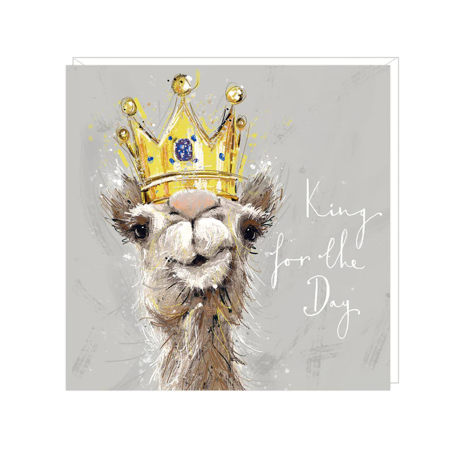 "King For The Day" Art Beat Greeting Card