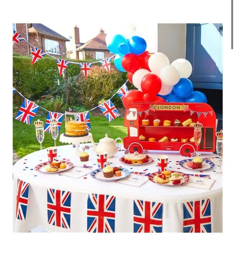Union Jack PVC 10 Metre Celebration Rectangular Bunting