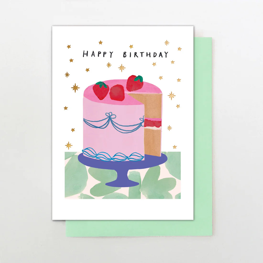 Pink Cake Card