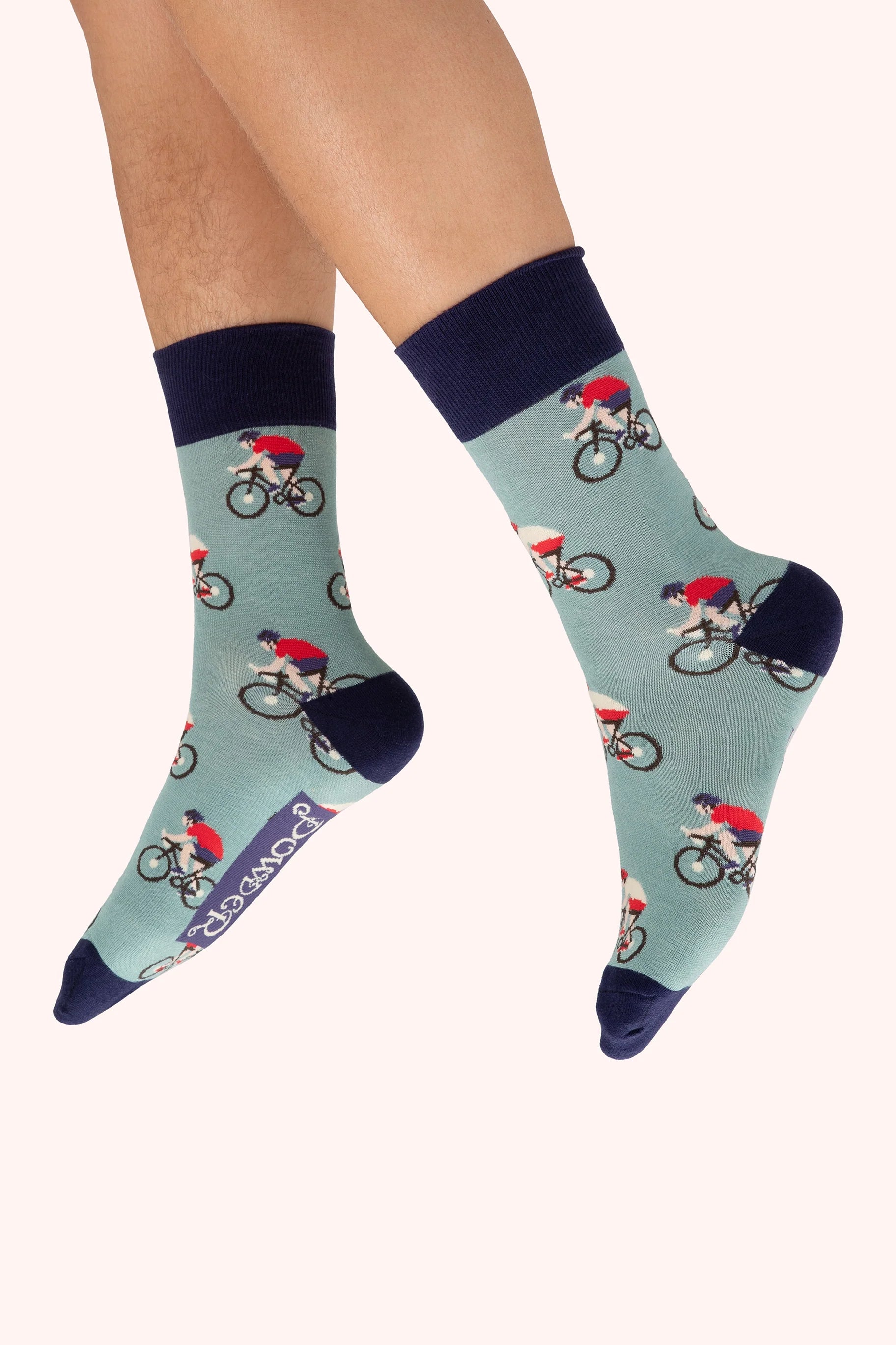 "Powder" Men's Socks - Racing Bikes