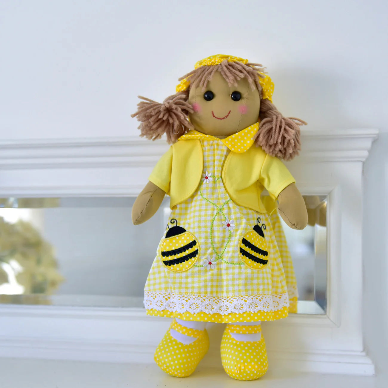 Powell Craft "Yellow Bumble Bee Dress" 40cm Rag Doll