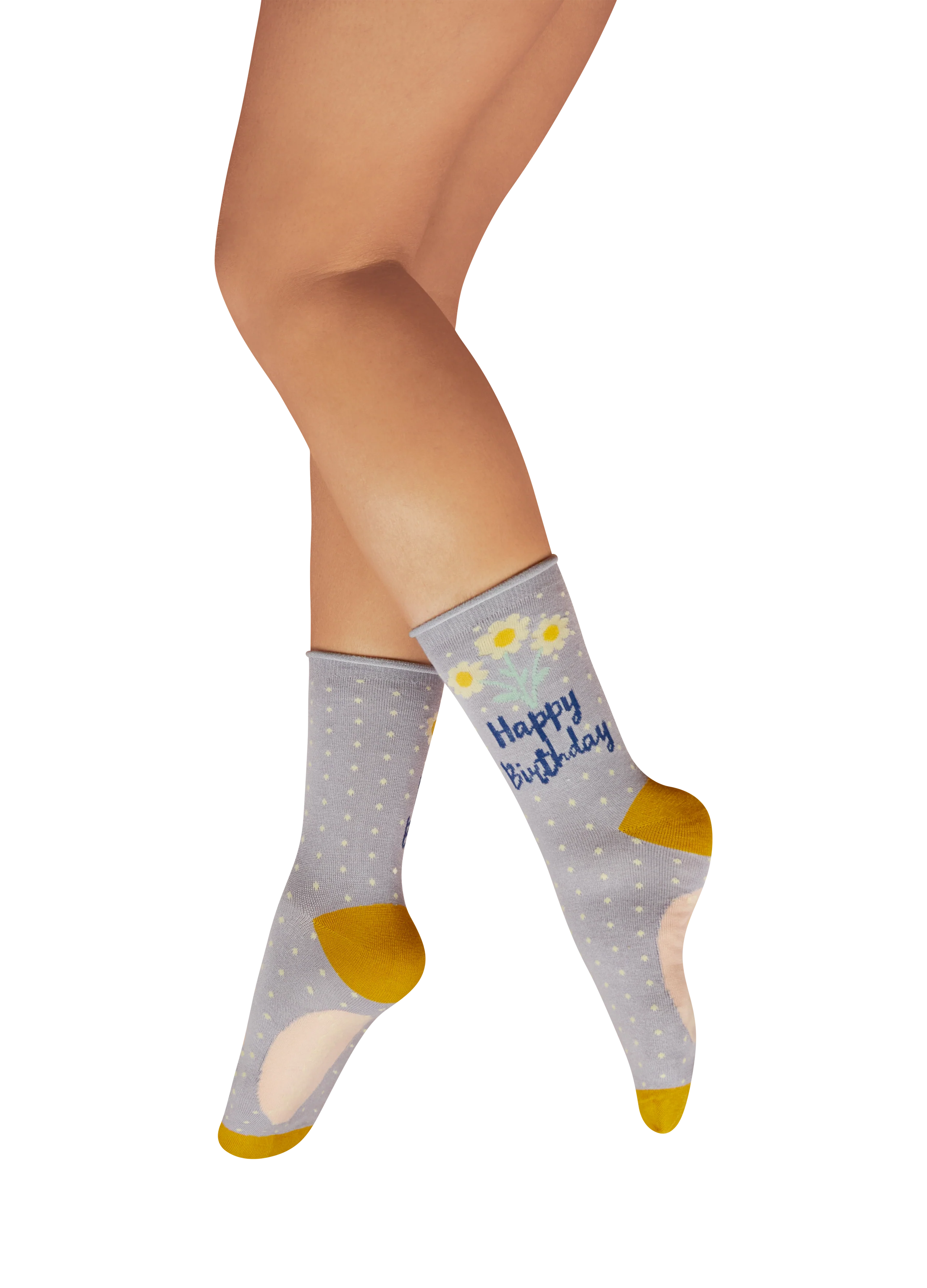 "Powder" Ladies -  Happy Birthday Daisies - Lilac