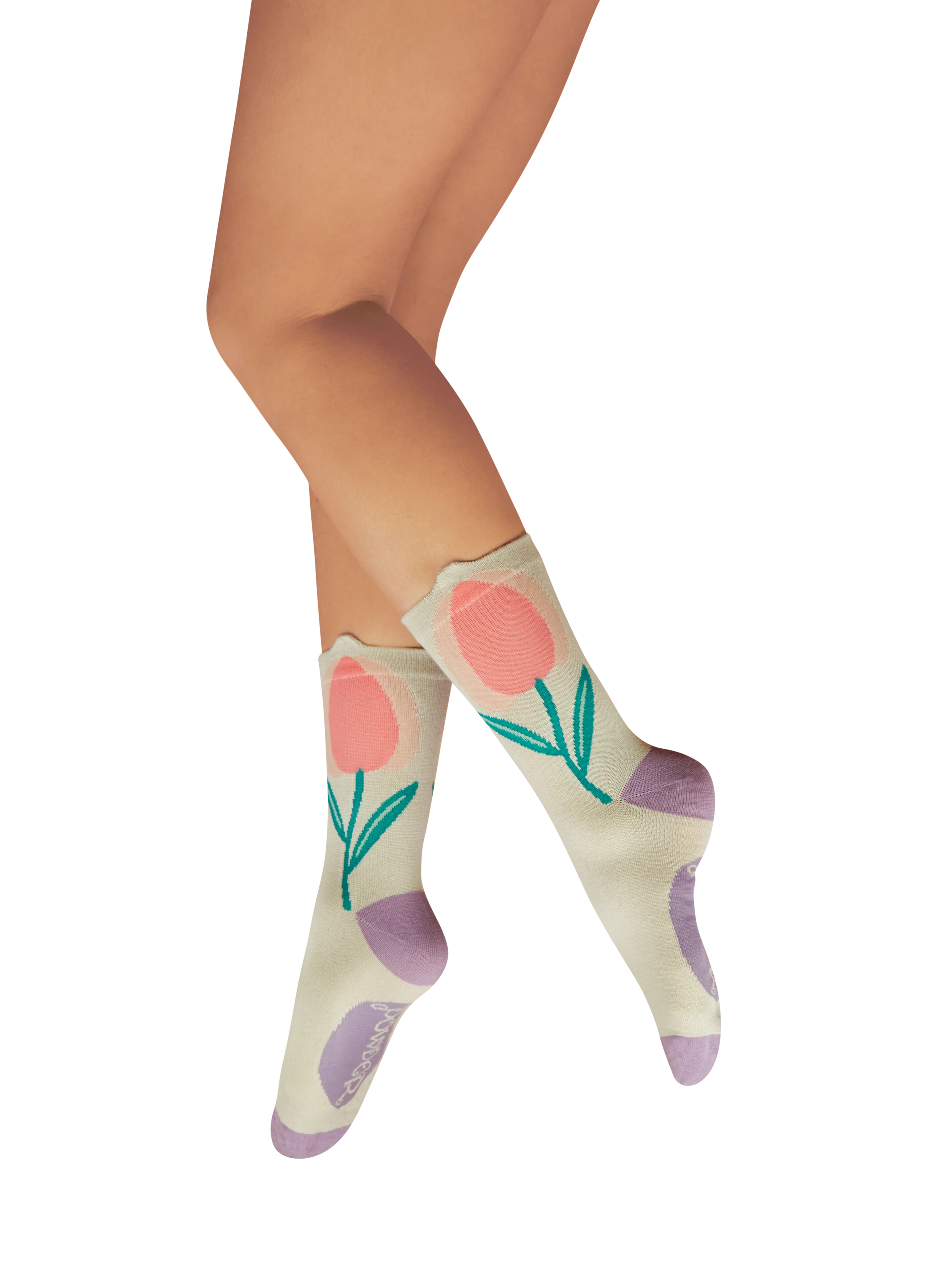 "Powder" Ladies - Tulip Coconut Socks