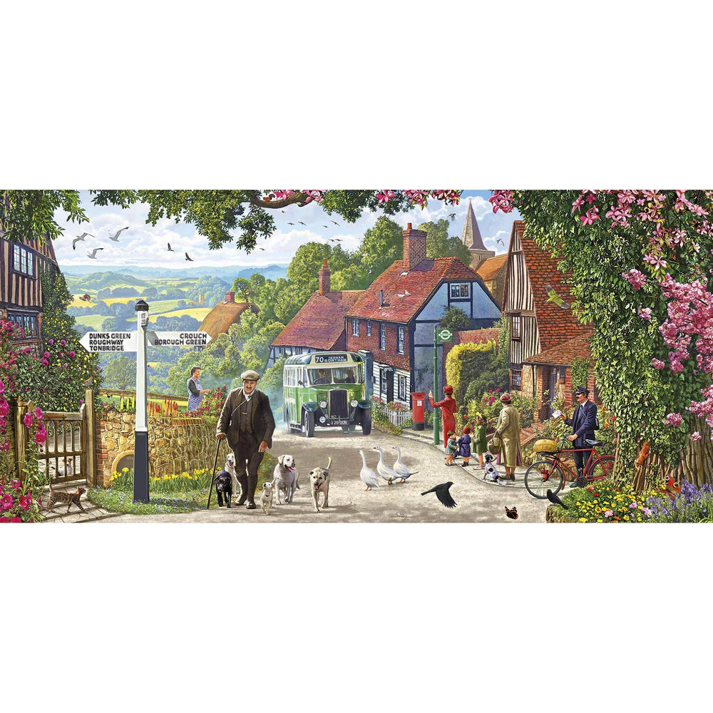 Gibson Games 636 Piece Jigsaw "A Morning Stroll"