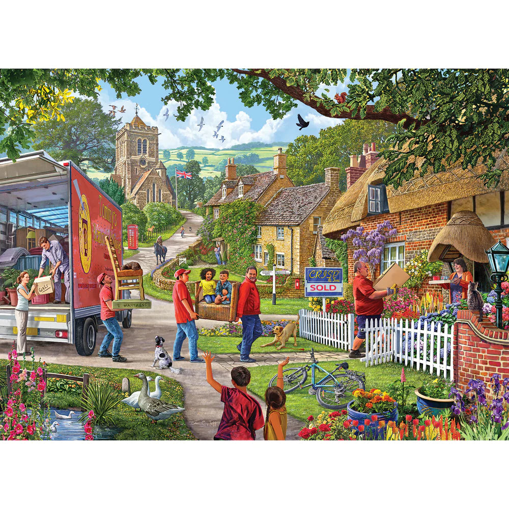 Gibson Games 500 Piece Jigsaw "Move In Day"