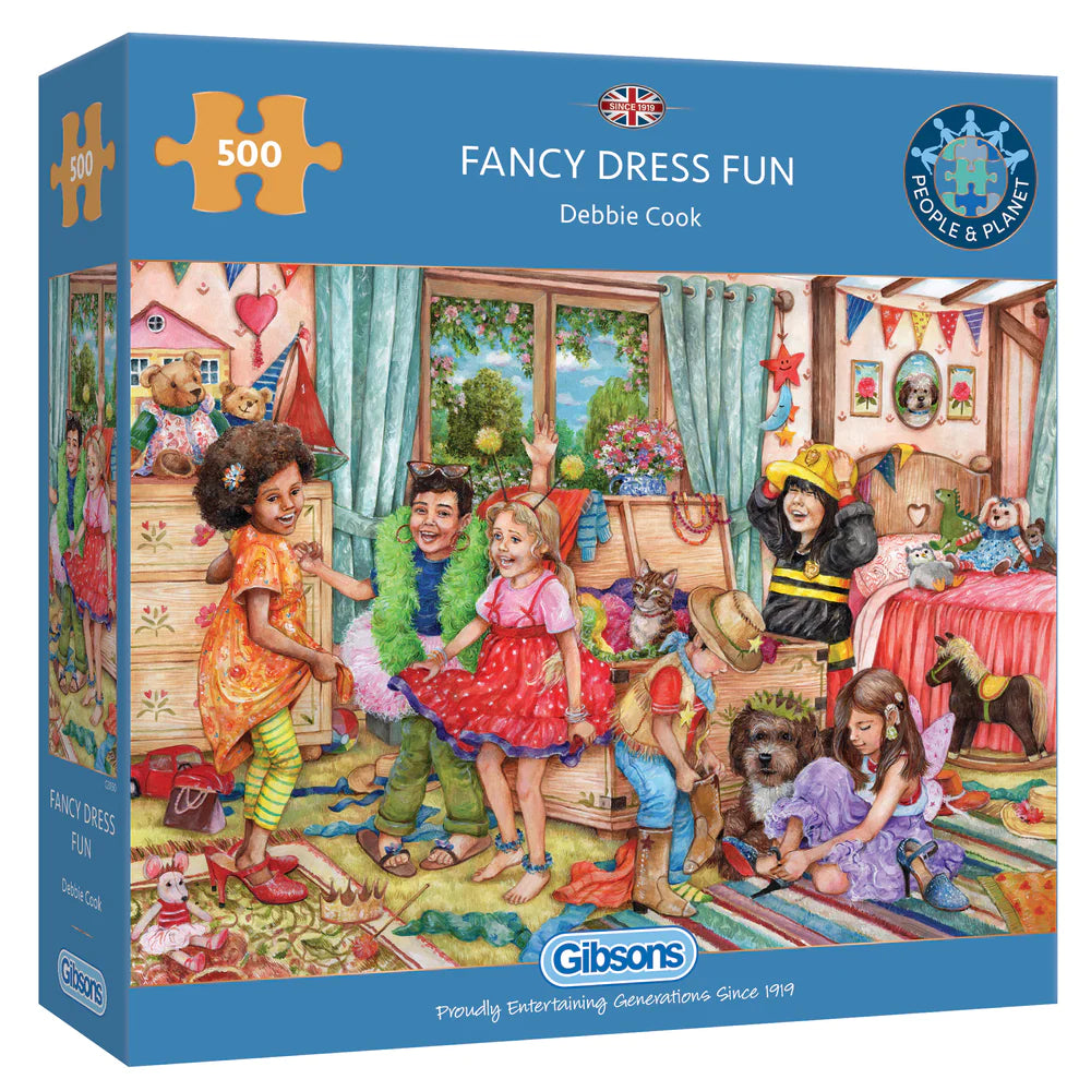 Gibson Games 500 Piece Jigsaw "Fancy Dress Fun"