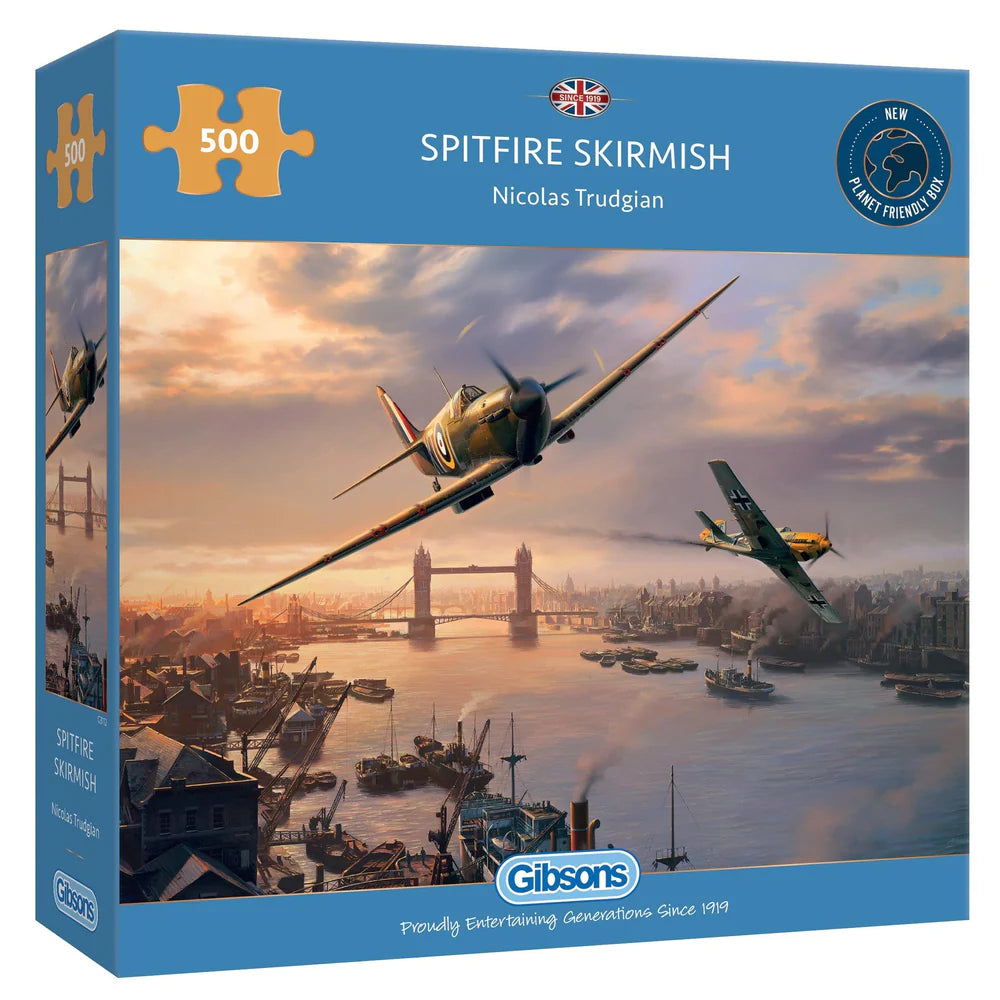 Gibson Games 500 Piece Jigsaw "Spitfire Skirmish"