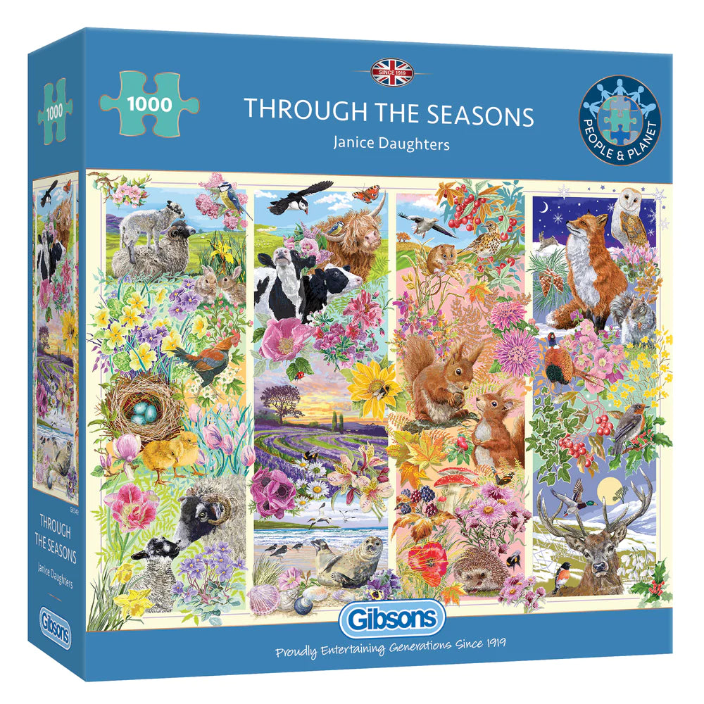 Gibson Games 1000 Piece Jigsaw "Through The Seasons"