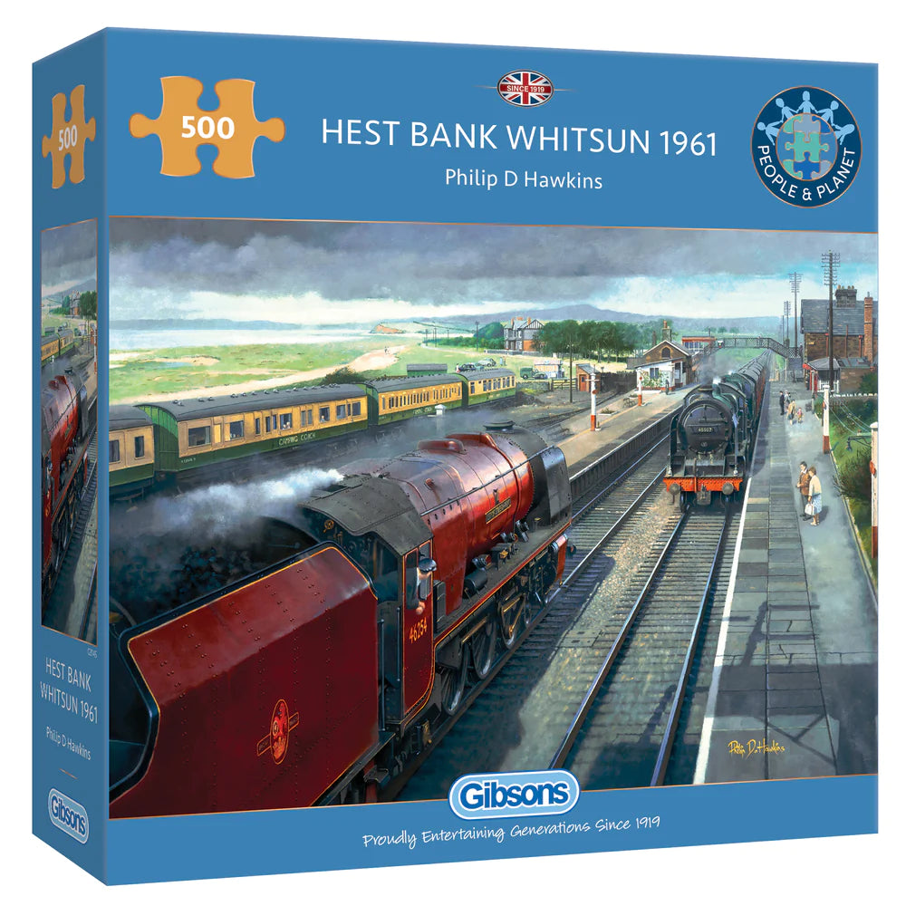 Gibson Games 500 Piece Jigsaw "Hest Bank Whitsun 1961"