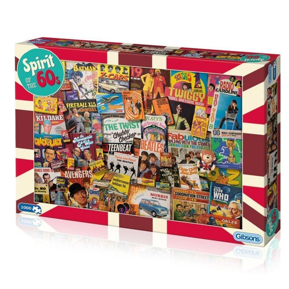 Gibson Games 1000 Piece Jigsaw "Spirit Of The 60's"